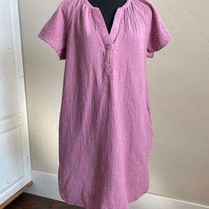 Cotton-lilac-summer dress